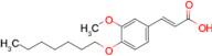 (2e)-3-[4-(heptyloxy)-3-methoxyphenyl]prop-2-enoic acid