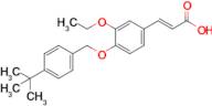 (2e)-3-{4-[(4-tert-butylphenyl)methoxy]-3-ethoxyphenyl}prop-2-enoic acid