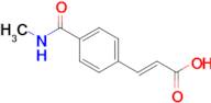 (2e)-3-[4-(methylcarbamoyl)phenyl]prop-2-enoic acid