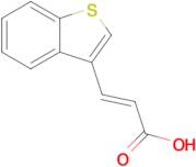 (2e)-3-(1-Benzothiophen-3-yl)prop-2-enoic acid