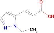 (2e)-3-(1-Ethyl-1h-pyrazol-5-yl)prop-2-enoic acid