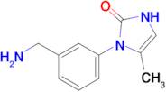 1-[3-(aminomethyl)phenyl]-5-methyl-2,3-dihydro-1h-imidazol-2-one