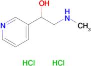 2-(Methylamino)-1-(pyridin-3-yl)ethan-1-ol dihydrochloride