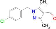 1-[(4-chlorophenyl)methyl]-3,5-dimethyl-1h-pyrazole-4-carbaldehyde