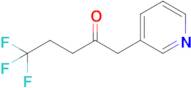 5,5,5-Trifluoro-1-(pyridin-3-yl)pentan-2-one