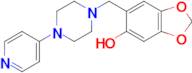 6-{[4-(pyridin-4-yl)piperazin-1-yl]methyl}-1,3-dioxaindan-5-ol