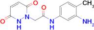 n-(3-Amino-4-methylphenyl)-2-(3,6-dioxo-1,2,3,6-tetrahydropyridazin-1-yl)acetamide