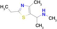 [1-(2-ethyl-4-methyl-1,3-thiazol-5-yl)ethyl](methyl)amine