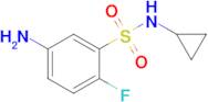 5-Amino-N-cyclopropyl-2-fluorobenzene-1-sulfonamide