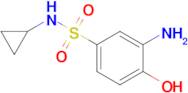 3-Amino-N-cyclopropyl-4-hydroxybenzene-1-sulfonamide