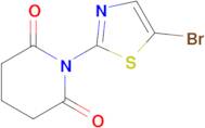 1-(5-Bromo-1,3-thiazol-2-yl)piperidine-2,6-dione