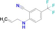 2-[(prop-2-en-1-yl)amino]-5-(trifluoromethyl)benzonitrile