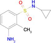 3-Amino-N-cyclopropyl-2-methylbenzene-1-sulfonamide