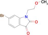 6-Bromo-1-(2-methoxyethyl)-2,3-dihydro-1h-indole-2,3-dione