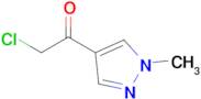 2-Chloro-1-(1-methyl-1h-pyrazol-4-yl)ethan-1-one