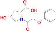 4-Hydroxy-1-(2-phenoxyacetyl)pyrrolidine-2-carboxylic acid