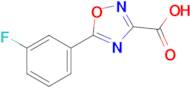 5-(3-Fluorophenyl)-1,2,4-oxadiazole-3-carboxylic acid
