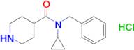 n-Benzyl-N-cyclopropylpiperidine-4-carboxamide hydrochloride