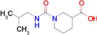 1-[(2-methylpropyl)carbamoyl]piperidine-3-carboxylic acid