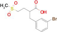 2-[(3-bromophenyl)methyl]-4-methanesulfonylbutanoic acid