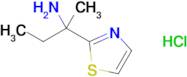 2-(1,3-Thiazol-2-yl)butan-2-amine hydrochloride