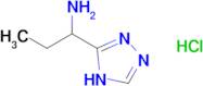 1-(4h-1,2,4-Triazol-3-yl)propan-1-amine hydrochloride