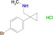 {[1-(4-bromophenyl)cyclopropyl]methyl}(methyl)amine hydrochloride