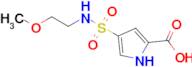 4-[(2-methoxyethyl)sulfamoyl]-1h-pyrrole-2-carboxylic acid