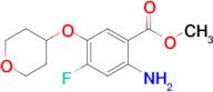 Methyl 2-amino-4-fluoro-5-(oxan-4-yloxy)benzoate