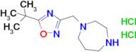 1-[(5-tert-butyl-1,2,4-oxadiazol-3-yl)methyl]-1,4-diazepane dihydrochloride