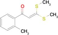 1-(2-Methylphenyl)-3,3-bis(methylsulfanyl)prop-2-en-1-one