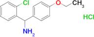 (2-Chlorophenyl)(4-ethoxyphenyl)methanamine hydrochloride