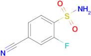 4-Cyano-2-fluorobenzene-1-sulfonamide