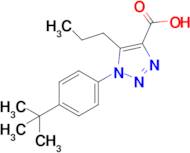 1-(4-Tert-butylphenyl)-5-propyl-1h-1,2,3-triazole-4-carboxylic acid