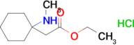 Ethyl 2-[1-(methylamino)cyclohexyl]acetate hydrochloride