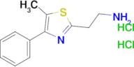 2-(5-Methyl-4-phenyl-1,3-thiazol-2-yl)ethan-1-amine dihydrochloride