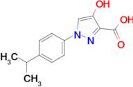 4-Hydroxy-1-[4-(propan-2-yl)phenyl]-1h-pyrazole-3-carboxylic acid