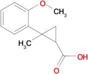 2-(2-Methoxyphenyl)-2-methylcyclopropane-1-carboxylic acid