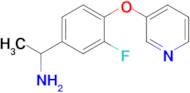 1-[3-fluoro-4-(pyridin-3-yloxy)phenyl]ethan-1-amine