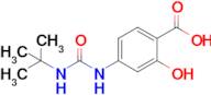 4-[(tert-butylcarbamoyl)amino]-2-hydroxybenzoic acid