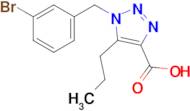 1-[(3-bromophenyl)methyl]-5-propyl-1h-1,2,3-triazole-4-carboxylic acid