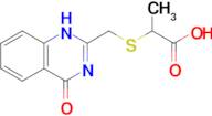 2-{[(4-oxo-1,4-dihydroquinazolin-2-yl)methyl]sulfanyl}propanoic acid