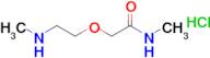 n-Methyl-2-[2-(methylamino)ethoxy]acetamide hydrochloride