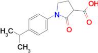 2-Oxo-1-[4-(propan-2-yl)phenyl]pyrrolidine-3-carboxylic acid