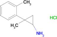 2-Methyl-2-(2-methylphenyl)cyclopropan-1-amine hydrochloride