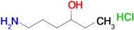 6-Aminohexan-3-ol hydrochloride