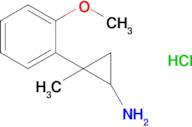 2-(2-Methoxyphenyl)-2-methylcyclopropan-1-amine hydrochloride