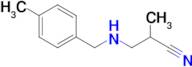 2-Methyl-3-{[(4-methylphenyl)methyl]amino}propanenitrile