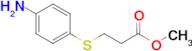 Methyl 3-[(4-aminophenyl)sulfanyl]propanoate