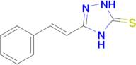 3-[(1E)-2-phenylethenyl]-4,5-dihydro-1H-1,2,4-triazole-5-thione